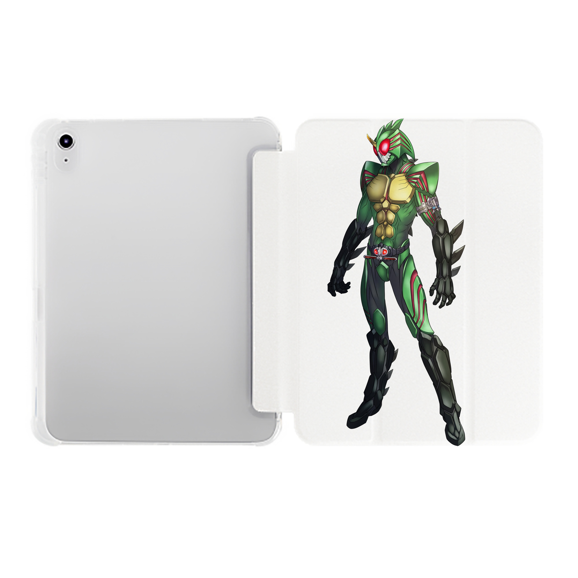 （画像用） ウルトラマン Ultraman IPad ケース ペン収納付き 三つ折りスタンド PUレザー×シリコン 対応機種9.5/10.5/10.9インチ